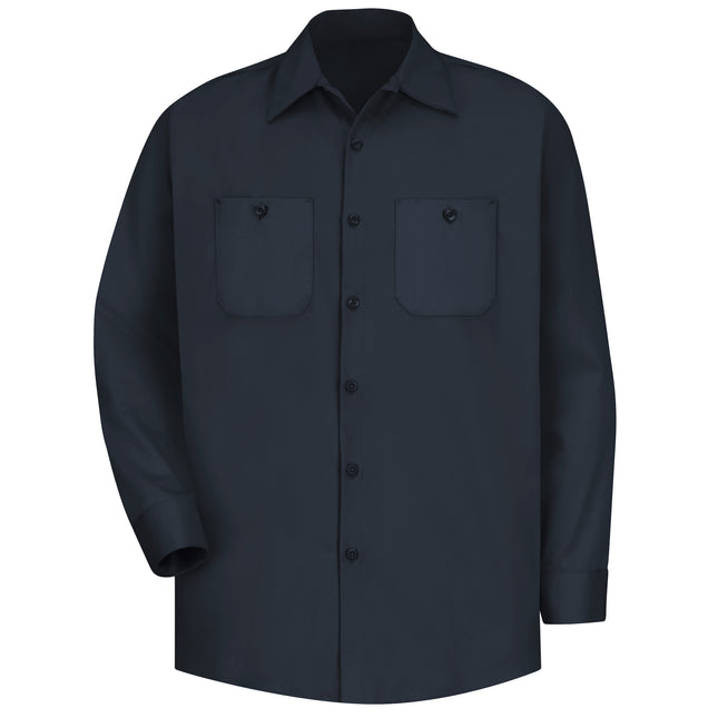 Red Kap® Men's Long Sleeve Wrinkle-Resistant Cotton Work Shirt / SC30DN