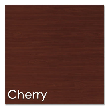 Study Carrell Add On, 1-Leg, 31.25 X 23.25 X 45.25, Cherry