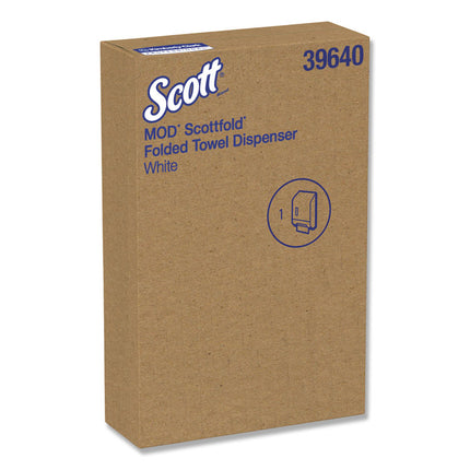 Premiere Folded Towel Dispenser, 10.6 X 5.48 X 18.79, White