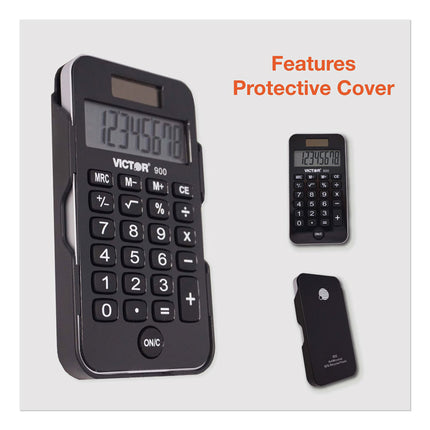 900 Antimicrobial Pocket Calculator, 8-Digit Lcd