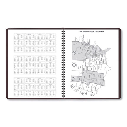 Monthly Planner, 11 x 9, Winestone Cover, 15-Month: Jan 2025 to Mar 2026