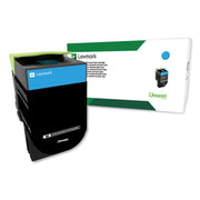 80c0hcg Return Program High-Yield Toner, 3,000 Page-Yield, Cyan, Taa Compliant