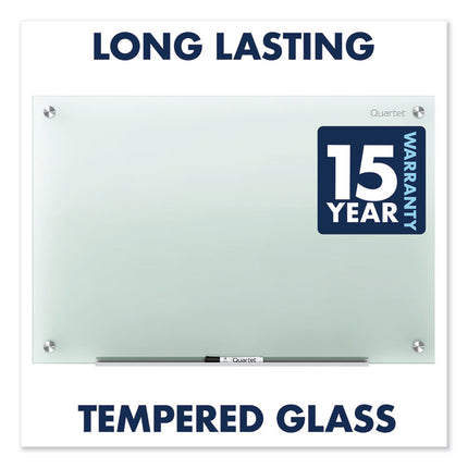 Infinity Glass Marker Board, 36" x 24", Frost Surface