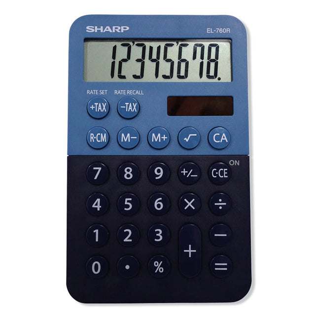 El-760rbbl Handheld Calculator, 8-Digit Lcd