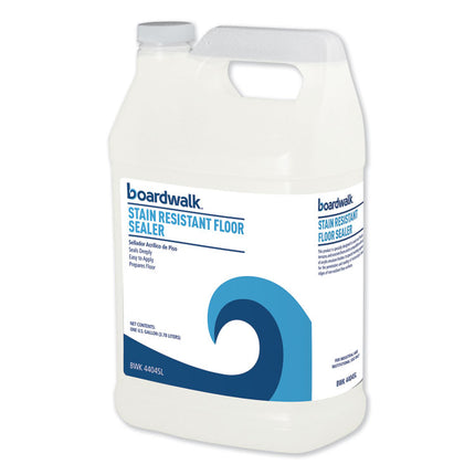 Stain Resistant Floor Sealer, Unscented, 1 gal Bottle, 4/Carton
