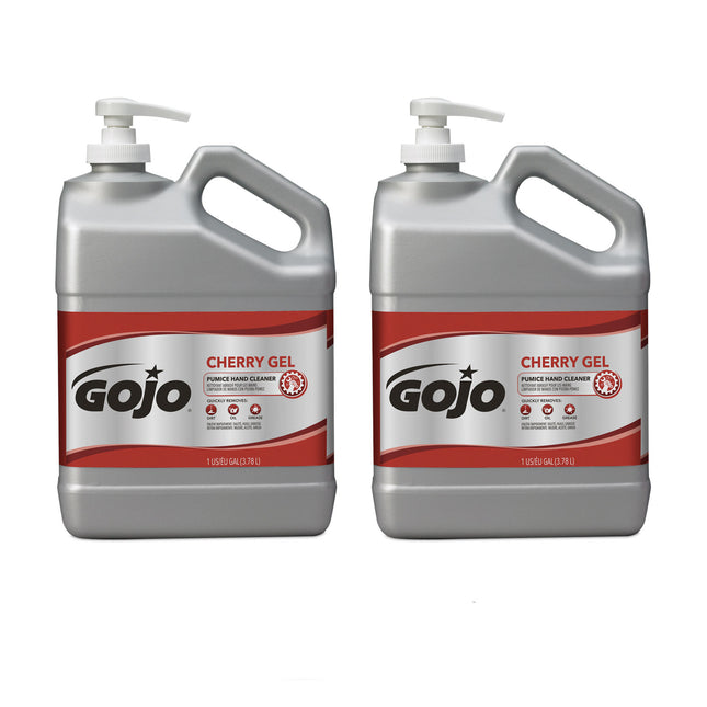 Cherry Gel Pumice Hand Cleaner, Cherry Scent, 1 gal, 2/Carton