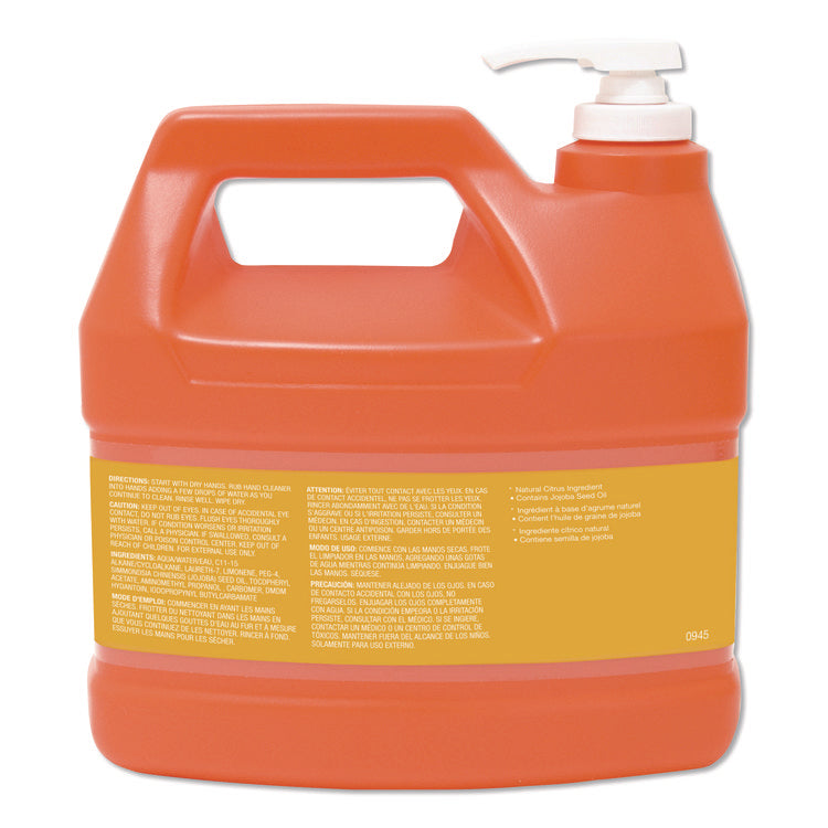 NATURAL ORANGE Smooth Hand Cleaner, Citrus Scent, 1 gal, 4/Carton