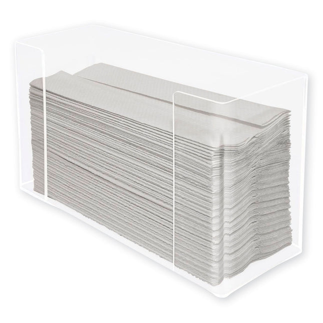 Multifold Paper Towel Dispenser, 11.5 x 4.2 x 6.75, Clear