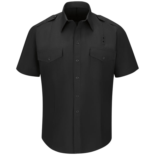 Workrite® Fire Service Men's Classic Short Sleeve Fire Chief Shirt / FSC2BK