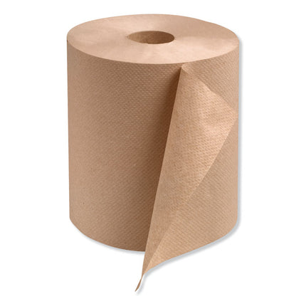 Universal Hardwound Roll Towel, 1-Ply, 7.88" x 600 ft, Natural, 12/Carton