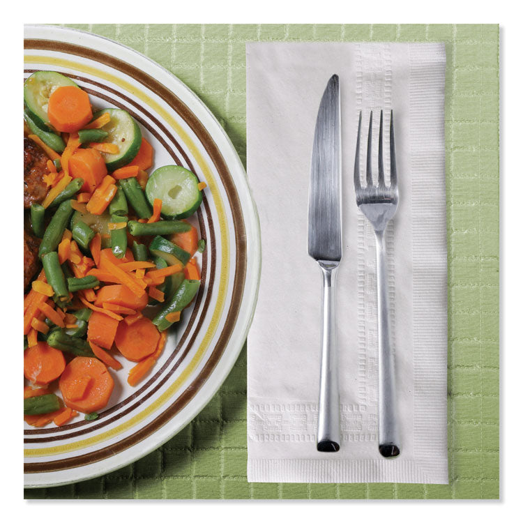 Advanced Dinner Napkins, 2-Ply, 15" X 17", 1/8 Fold, White, 100/pk, 28 Pk/ct