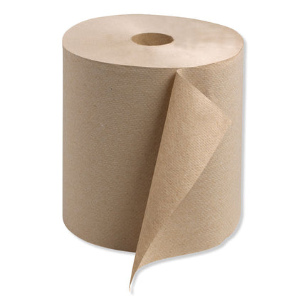 Universal Hardwound Roll Towel, 1-Ply, 7.88" x 800 ft, Natural, 6/Carton