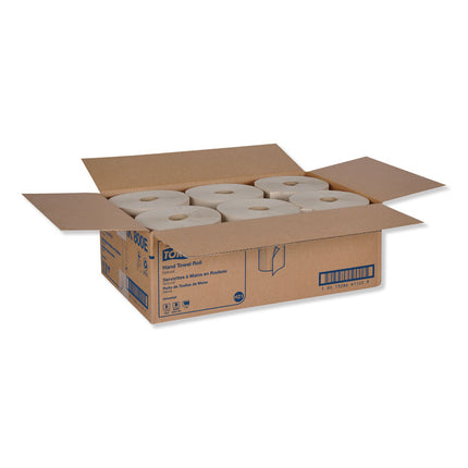 Universal Hardwound Roll Towel, 1-Ply, 7.88" x 800 ft, Natural, 6/Carton