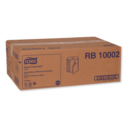 Hardwound Roll Towel, 1-Ply, 7.88" x 1,000 ft, White, 6 Rolls/Carton