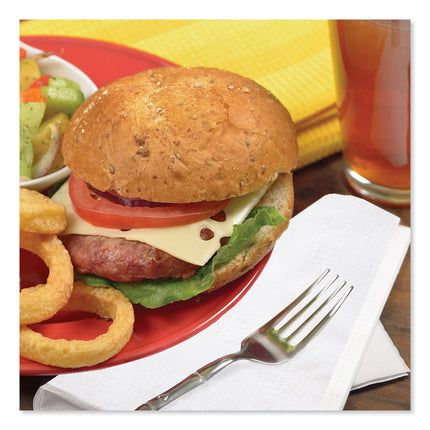 Advanced Dinner Napkins, 2-Ply, 15" X 16.25", White, 375/pack, 8 Packs/carton