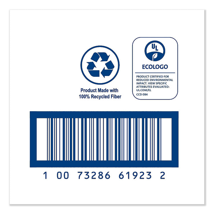 Universal Dinner Napkins, 1-Ply, 15" X 17", 1/8 Fold, White, 3000/carton