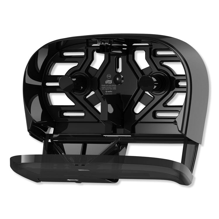 High Capacity Bath Tissue Roll Dispenser for OptiCore, 16.62 x 5.25 x 9.93, Black