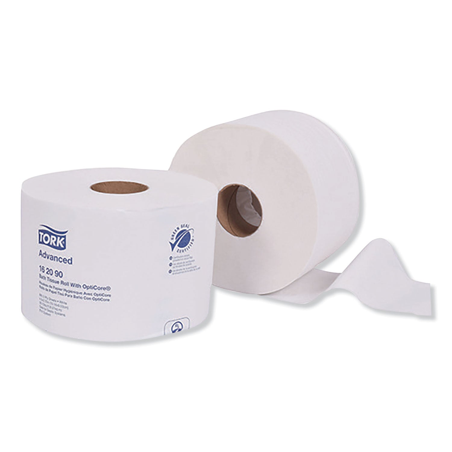 Advanced Bath Tissue Roll With Opticore, Septic Safe, 2-Ply, White, 865 Sheets/roll, 36/carton