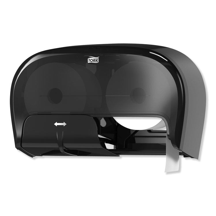 High Capacity Bath Tissue Roll Dispenser for OptiCore, 16.62 x 5.25 x 9.93, Black