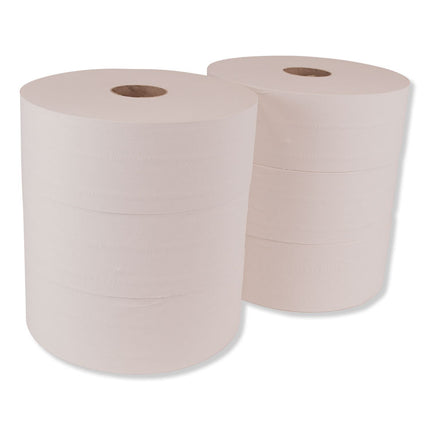 Advanced Jumbo Roll Bath Tissue, Septic Safe, 1-Ply, White, 3.48" x 2,247 ft, 6 Rolls/Carton