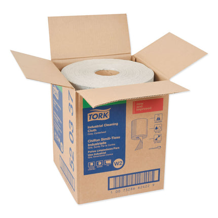 Industrial Cleaning Cloths, 1-Ply, 12.6 X 10, Gray, 500 Wipes/roll