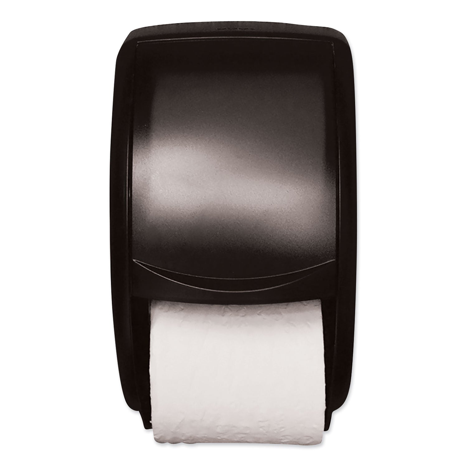 Twin Standard Roll Bath Tissue Dispenser, 7.5 x 7 x 12.75, Smoke