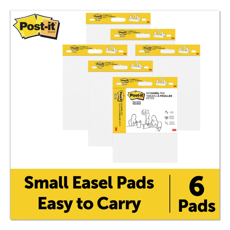 Vertical-Orientation Self-Stick Easel Pads, Unruled, 15 x 18, White, 20 Sheets, 2/Pack