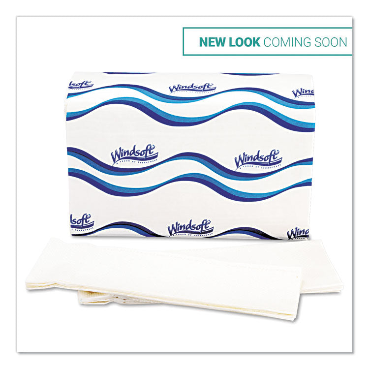 Multifold Paper Towels, 1-Ply, White, 9.25 x 9.5, 250/Pack, 16 Packs/Carton