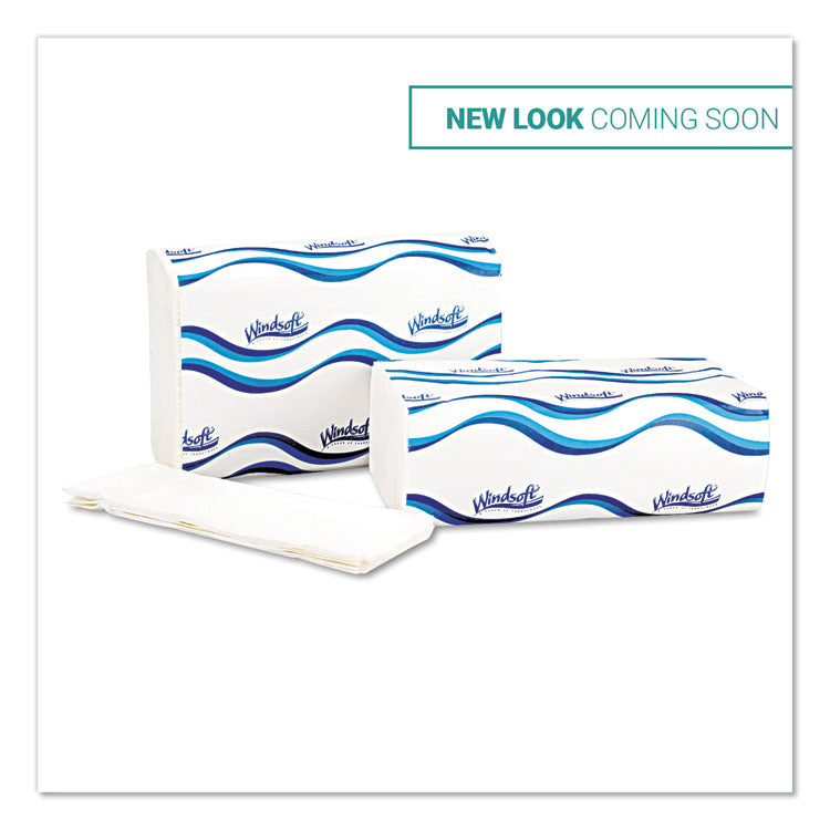 Multifold Paper Towels, 1-Ply, White, 9.25 x 9.5, 250/Pack, 16 Packs/Carton