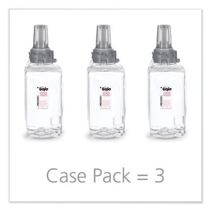 Clear and Mild Foam Handwash Refill, For ADX-12 Dispenser, Fragrance-Free, 1,250 mL, 3/Carton