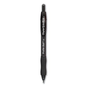 Profile Ballpoint Pen, Retractable, Medium 1 Mm, Black Ink, Translucent Black Barrel, Dozen