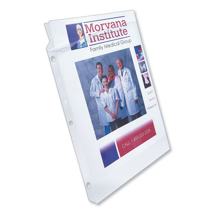 Top-Load Poly Sheet Protectors, Super Heavy Gauge, Letter, Nonglare, 50/box