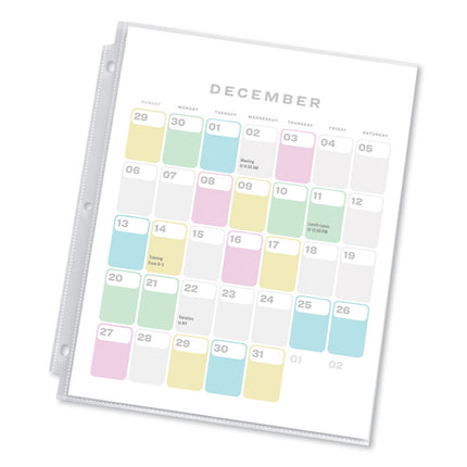 Top-Load Sheet Protector, Economy Gauge, Letter, Clear, 50/box