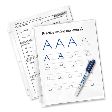 Top-Load Sheet Protector, Economy Gauge, Letter, Clear, 100/box