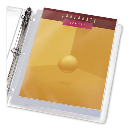 Multi-Page Top-Load Sheet Protectors, Heavy Gauge, Letter, Clear, 25/pack