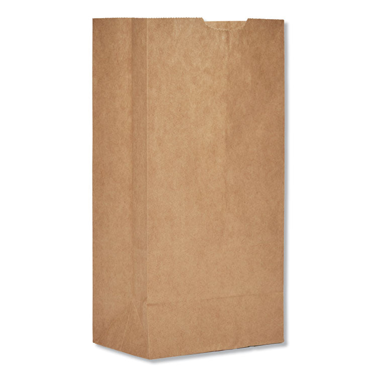 Grocery Paper Bags, #4 Size, 5" x 3.13" x 9.88", Natural, 500/Bundle
