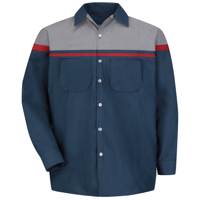 Red Kap® Men's Long Sleeve Performance Tech Shirt / SP14AC