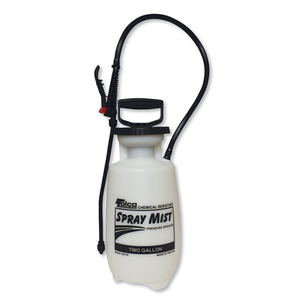 Chemical Resistant Tank Sprayer, 2 gal, 0.63" x 28" Hose, White