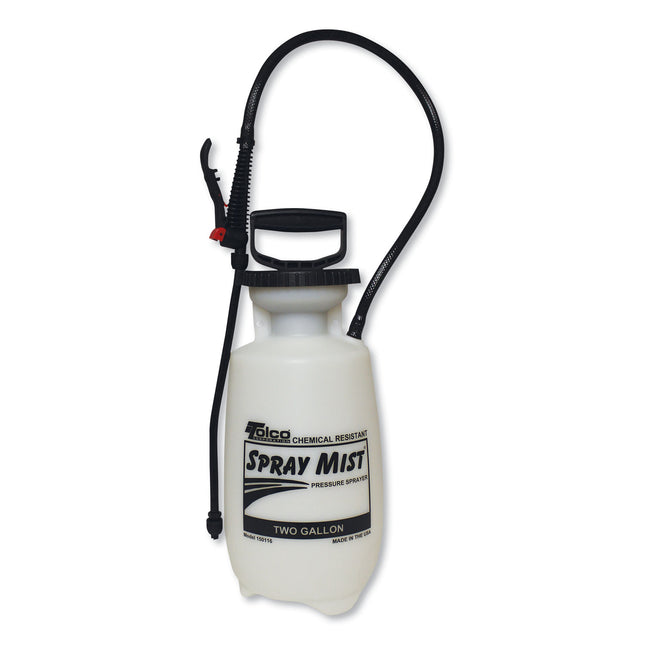 Chemical Resistant Tank Sprayer, 2 gal, 0.63" x 28" Hose, White