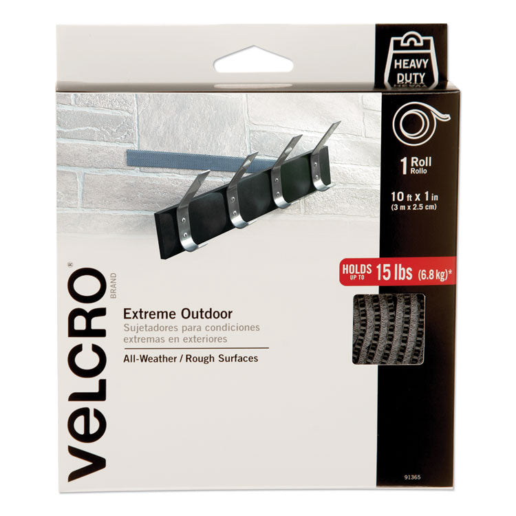 Heavy-Duty Fasteners, Extreme Outdoor Performance, 1" X 10 Ft, Titanium