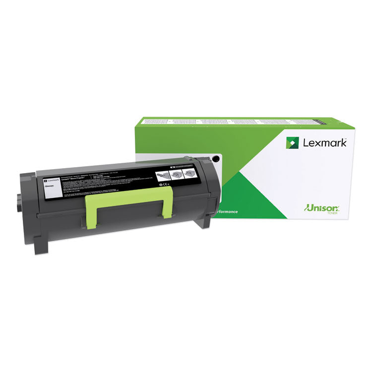 60f1h0e High-Yield Toner, 10,000 Page-Yield, Black