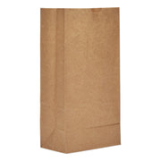 Grocery Paper Bags, #8 Size, Heavy-Duty, 6" x 3.88" x 12.5", Natural, 500/Bundle