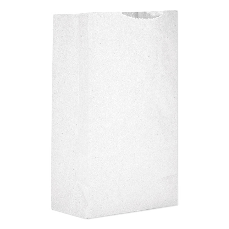 Grocery Paper Bags, #2 Size, 4.31" x 2.44" x 7.88", White, 6,000/Bundle