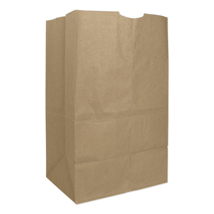 Grocery Paper Bags, #20 Squat Size, Heavy-Duty, 8.13" x 5.88" x 12.5", Natural, 500/Bundle
