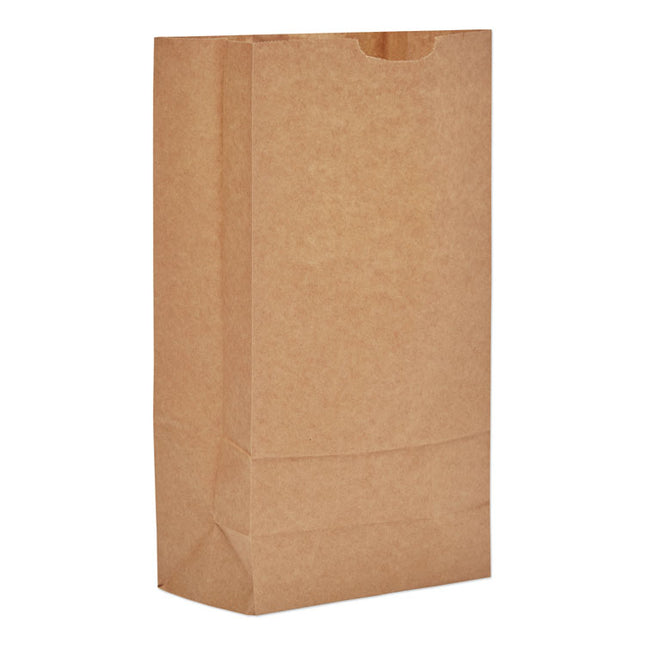 Grocery Paper Bags, #10 Size, 7" x 4.38" x 13.75", Natural, 2,000/Bundle