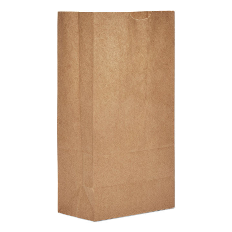 Grocery Paper Bags, #5 Size, Extra-Heavy-Duty, 5.25" x 3.38" x 10.94", Natural, 500/Bundle