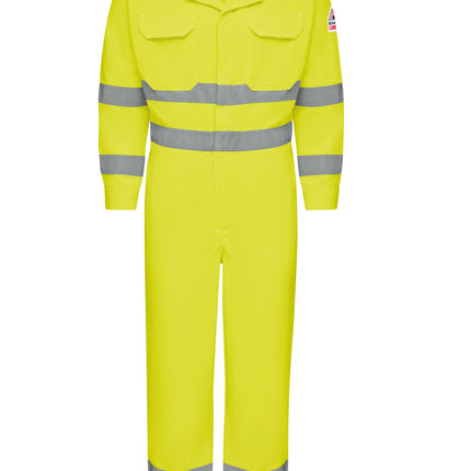 Bulwark® Men's Lightweight FR Hi-Visibility Deluxe Coverall with Reflective Trim / CMD8HV