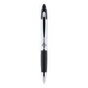 Z-Grip MAX Ballpoint Pen, Retractable, Medium 1 mm, Black Ink, Silver/Black Barrel, 12/Pack