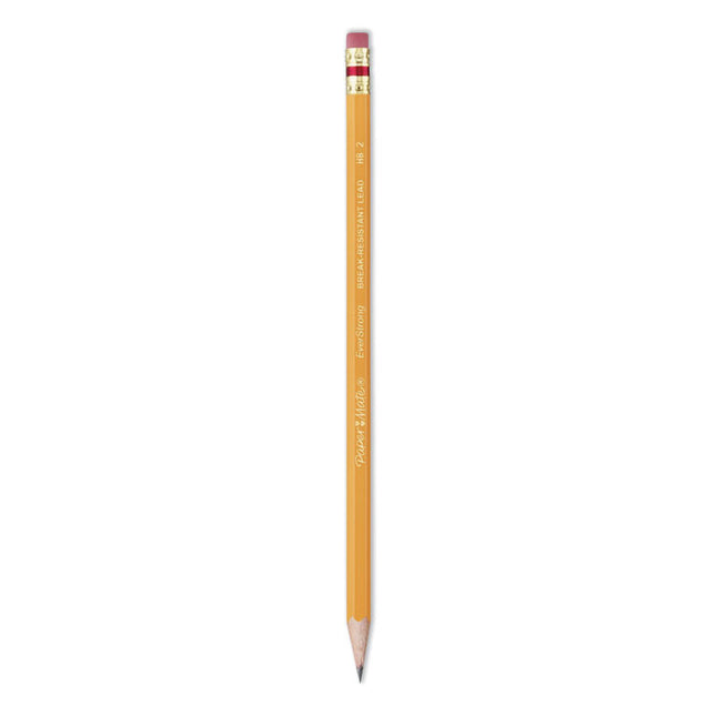 Everstrong #2 Pencils, Hb (#2), Black Lead, Gold Barrel, Dozen