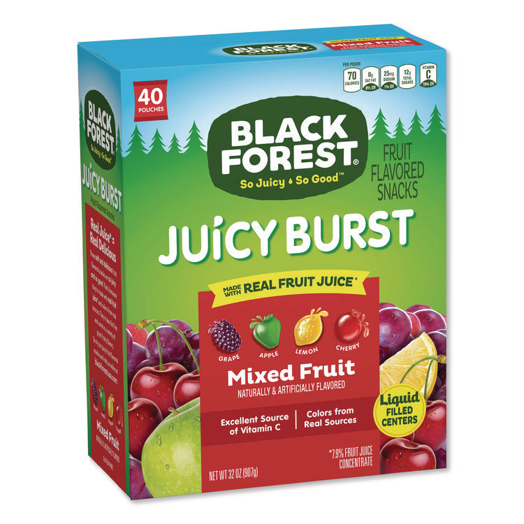 Juicy Burst Fruit Flavored Snack, Mixed Fruit, 32 Oz, 40/box